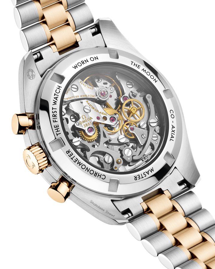 OMEGA Speedmaster Moonwatch Professional 42 mm gold on Moonshine™ 310.20.42.50.02.001 view