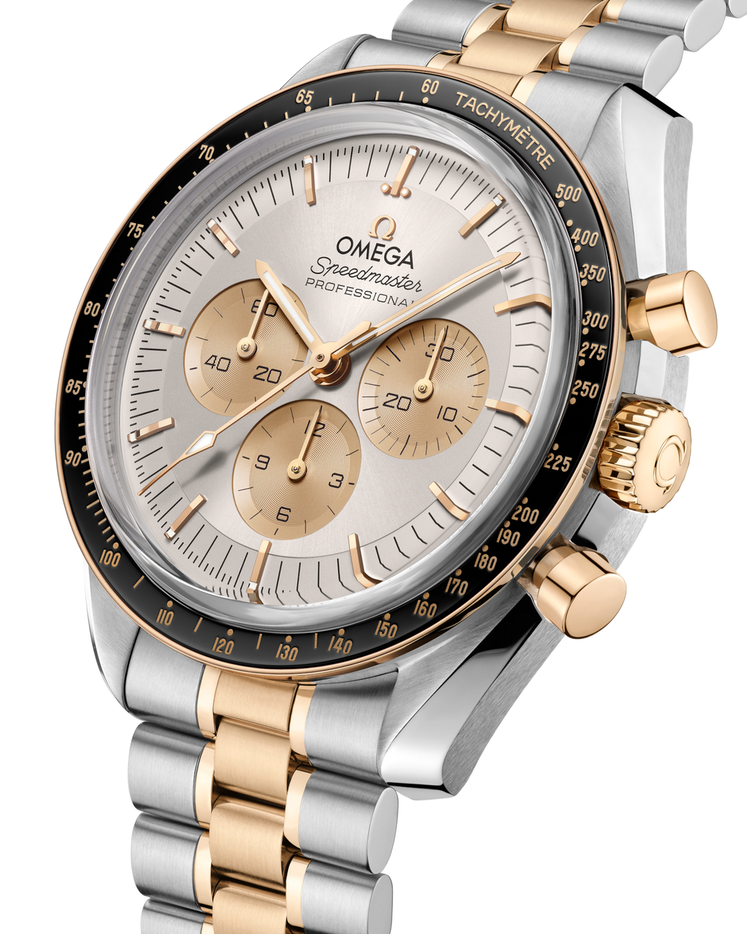 OMEGA Speedmaster Moonwatch Professional 42 mm gold on Moonshine™ 310.20.42.50.02.001 view2