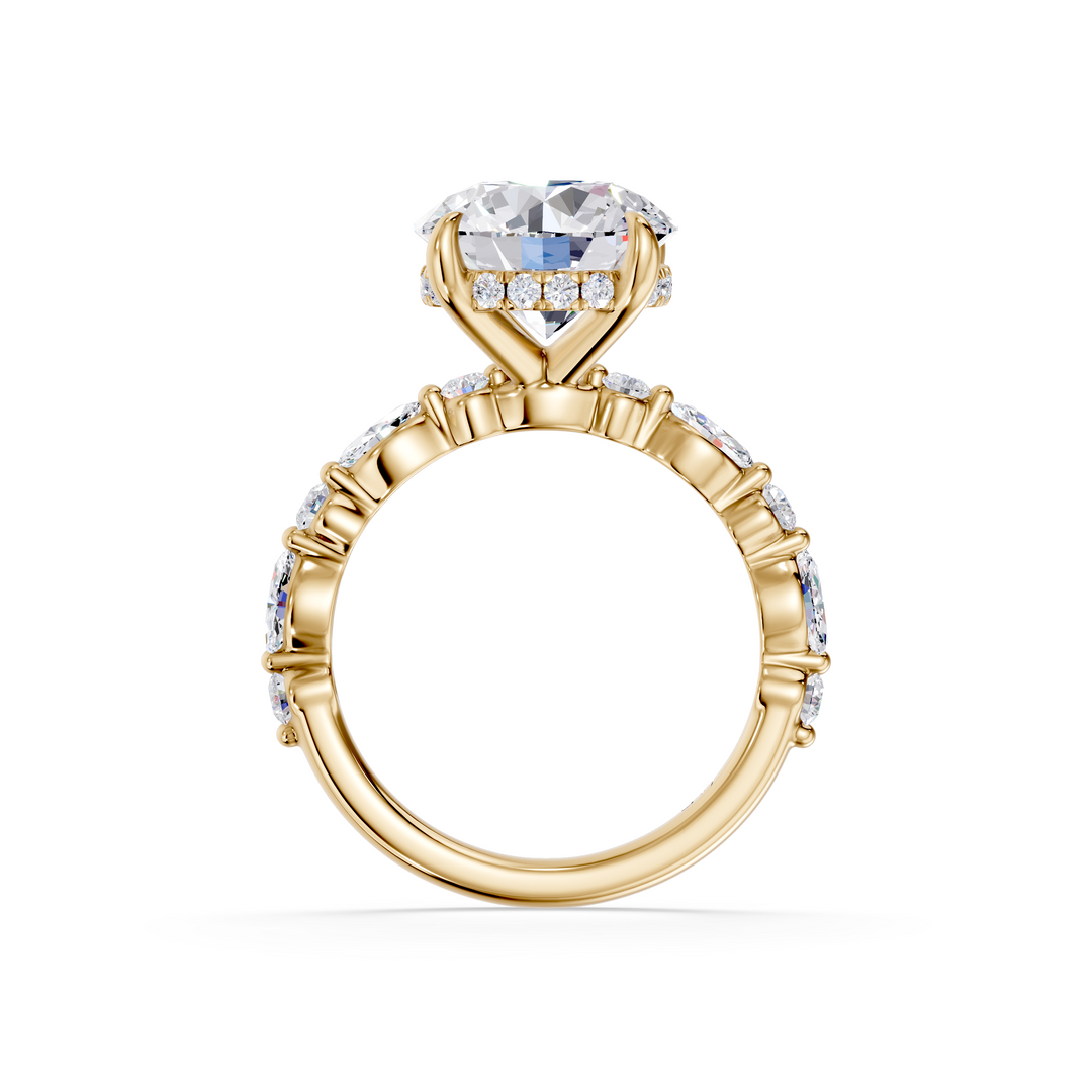 Stylish Lab Grown Diamond Engagement Ring