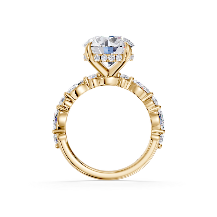 Stylish Lab Grown Diamond Engagement Ring