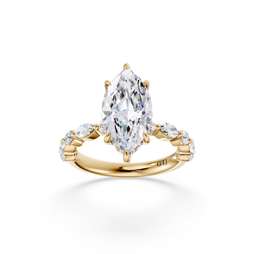 Stylish Lab Grown Diamond Engagement Ring