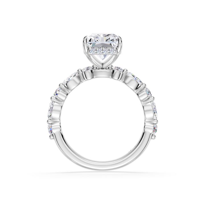 Stylish Lab Grown Diamond Engagement Ring