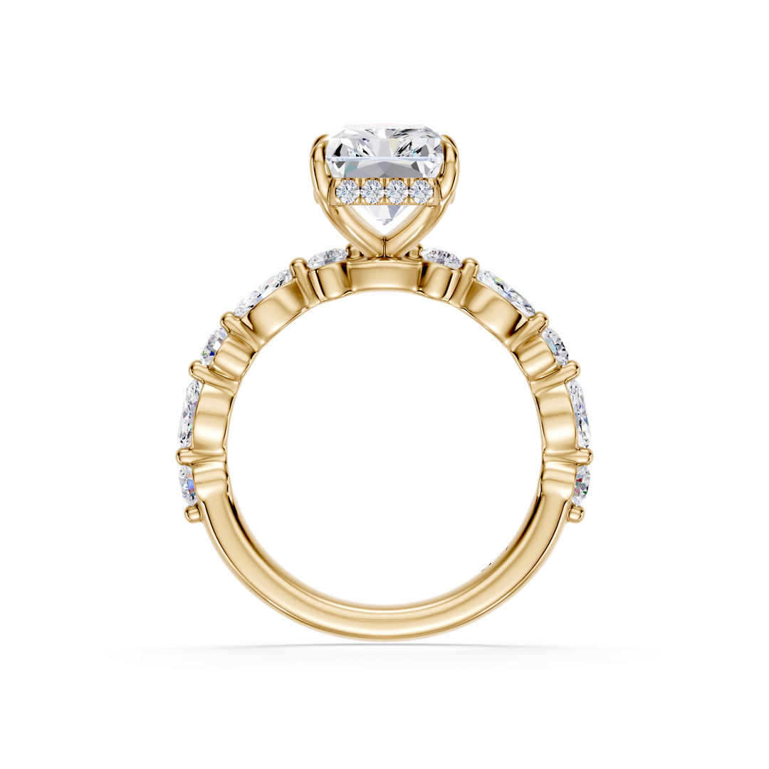 Stylish Lab Grown Diamond Engagement Ring