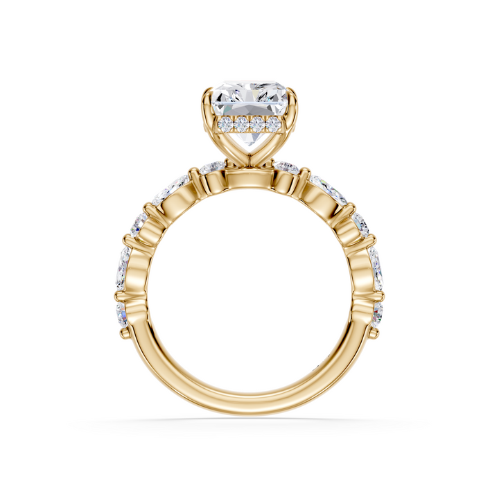 Stylish Lab Grown Diamond Engagement Ring