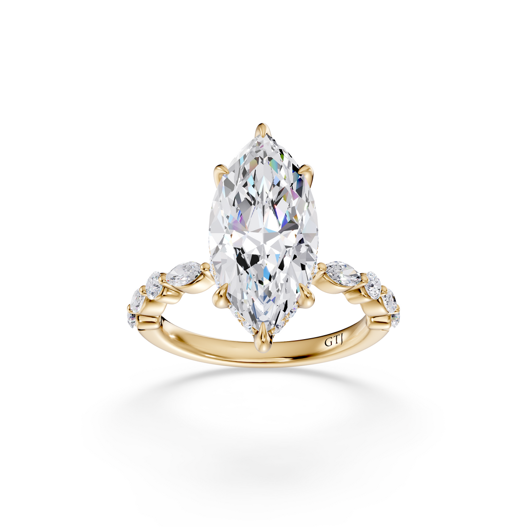 Stylish Lab Grown Diamond Engagement Ring