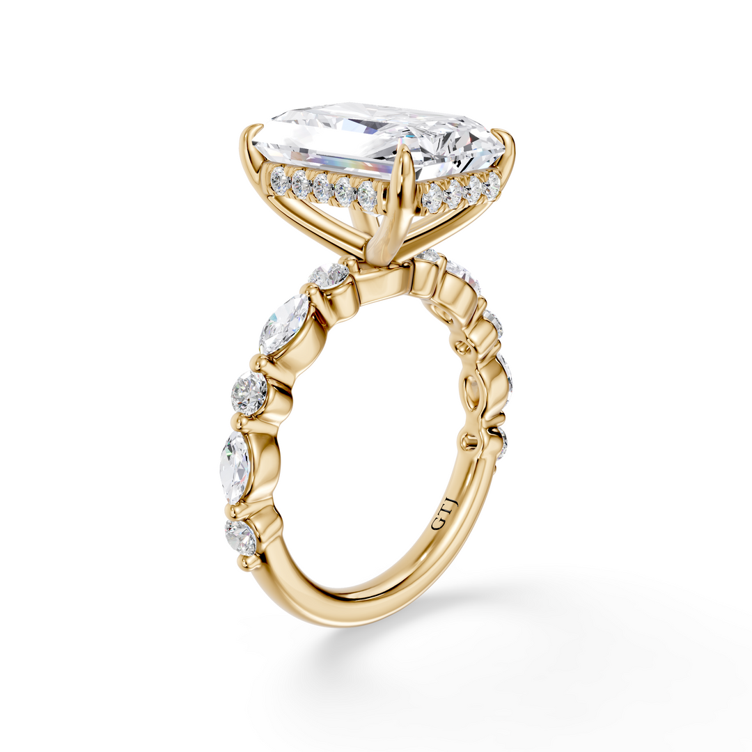 Stylish Lab Grown Diamond Engagement Ring
