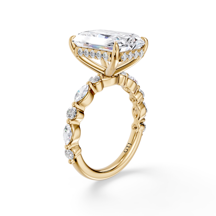 Stylish Lab Grown Diamond Engagement Ring