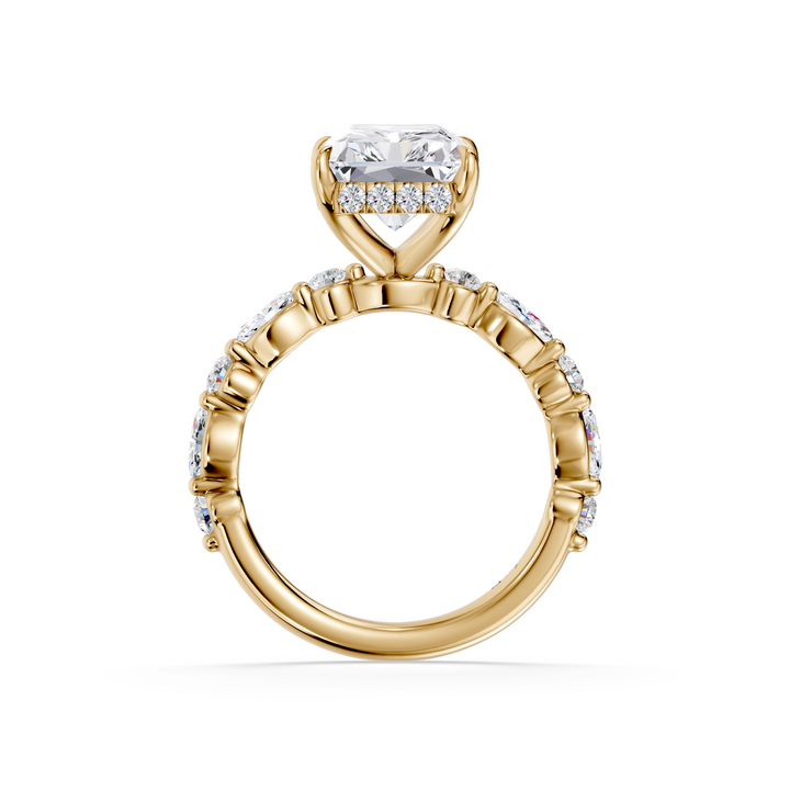 Stylish Lab Grown Diamond Engagement Ring