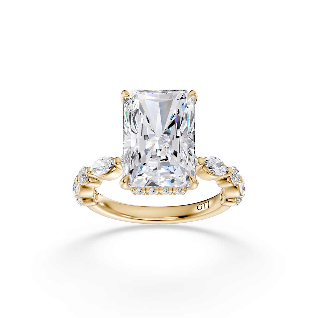 Stylish Lab Grown Diamond Engagement Ring