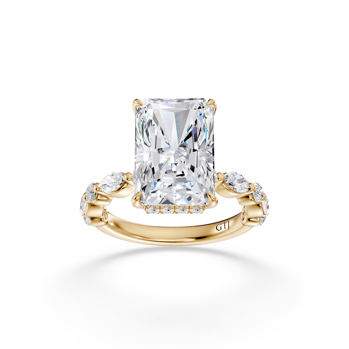 Stylish Lab Grown Diamond Engagement Ring