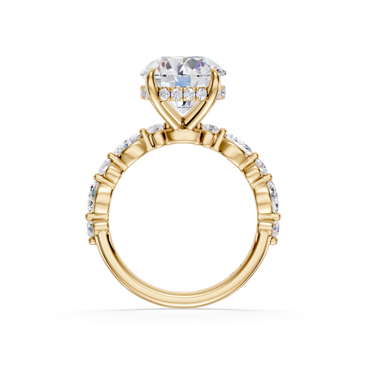 Stylish Lab Grown Diamond Engagement Ring