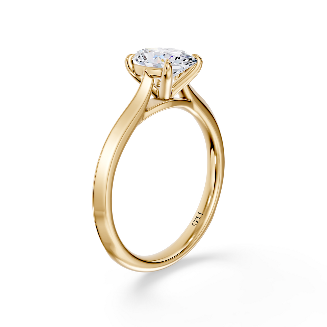 Classic Solitaire Lab Grown Diamond Engagement Ring