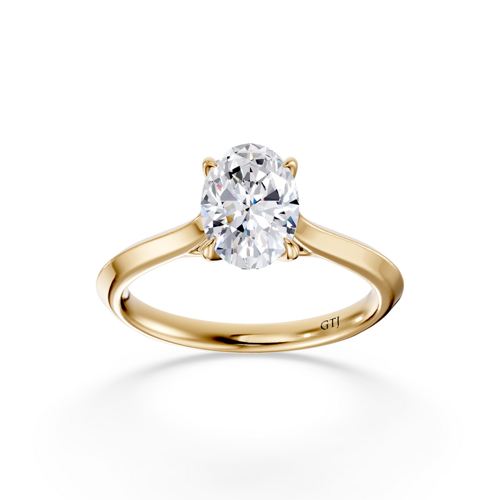 Classic Solitaire Lab Grown Diamond Engagement Ring
