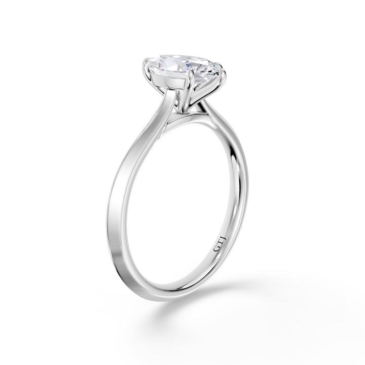 Classic Solitaire Lab Grown Diamond Engagement Ring