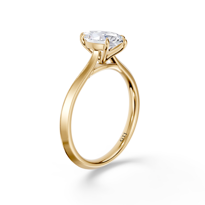 Classic Solitaire Lab Grown Diamond Engagement Ring