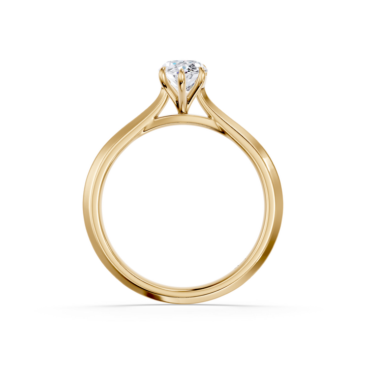 Classic Solitaire Lab Grown Diamond Engagement Ring