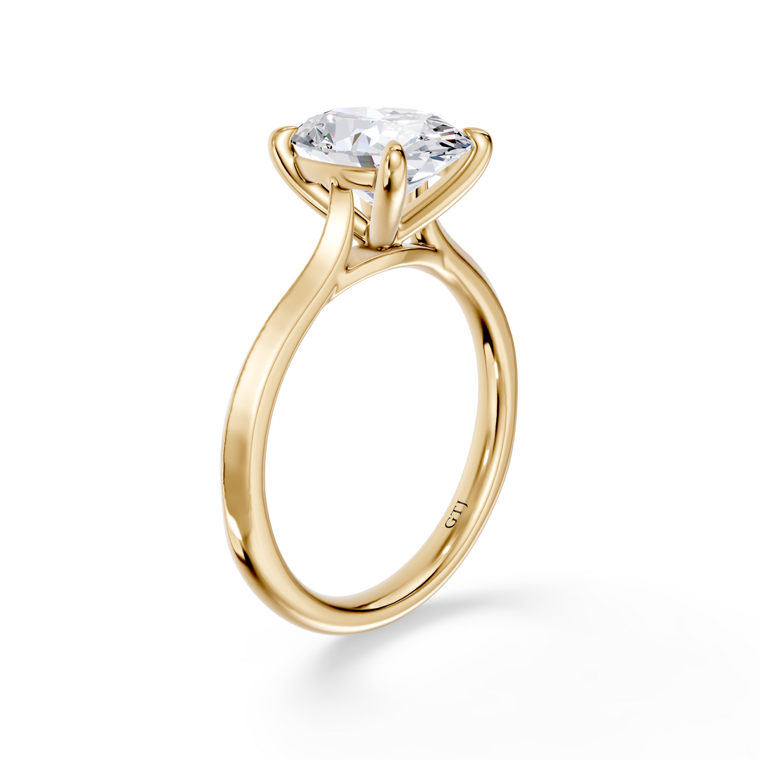Classic Solitaire Lab Grown Diamond Engagement Ring