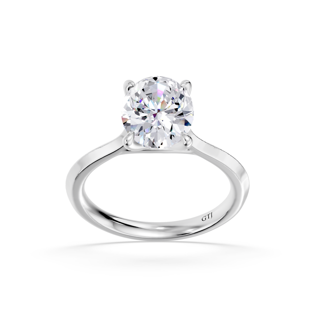 Classic Solitaire Lab Grown Diamond Engagement Ring