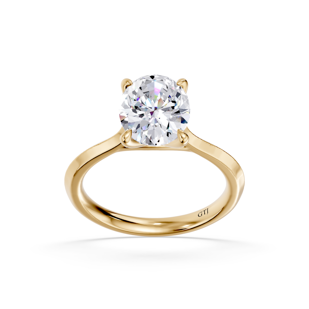 Classic Solitaire Lab Grown Diamond Engagement Ring