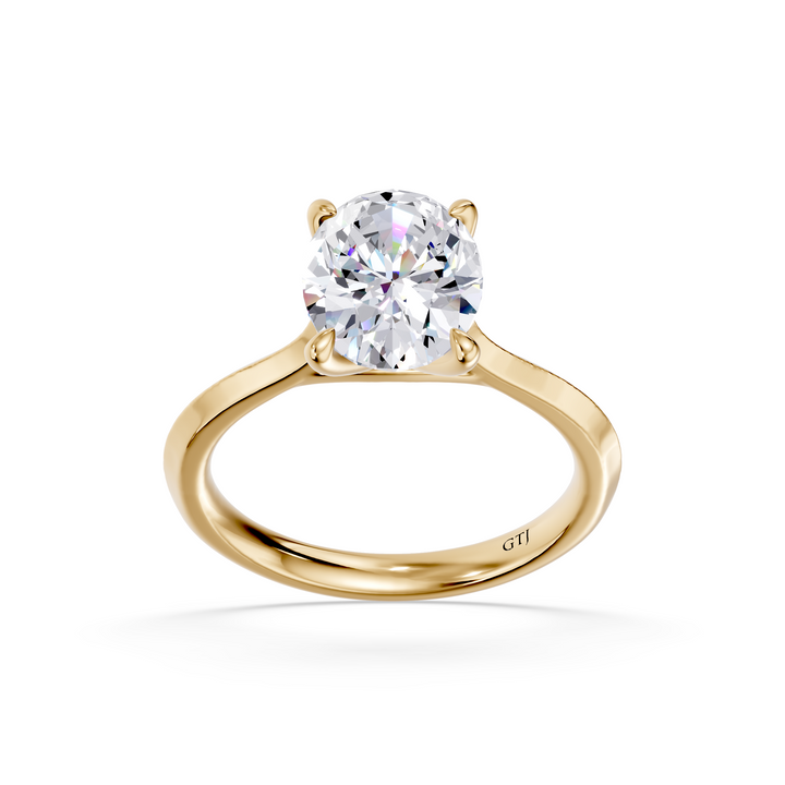 Classic Solitaire Lab Grown Diamond Engagement Ring