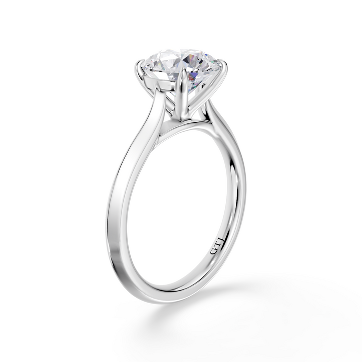 Classic Solitaire Lab Grown Diamond Engagement Ring