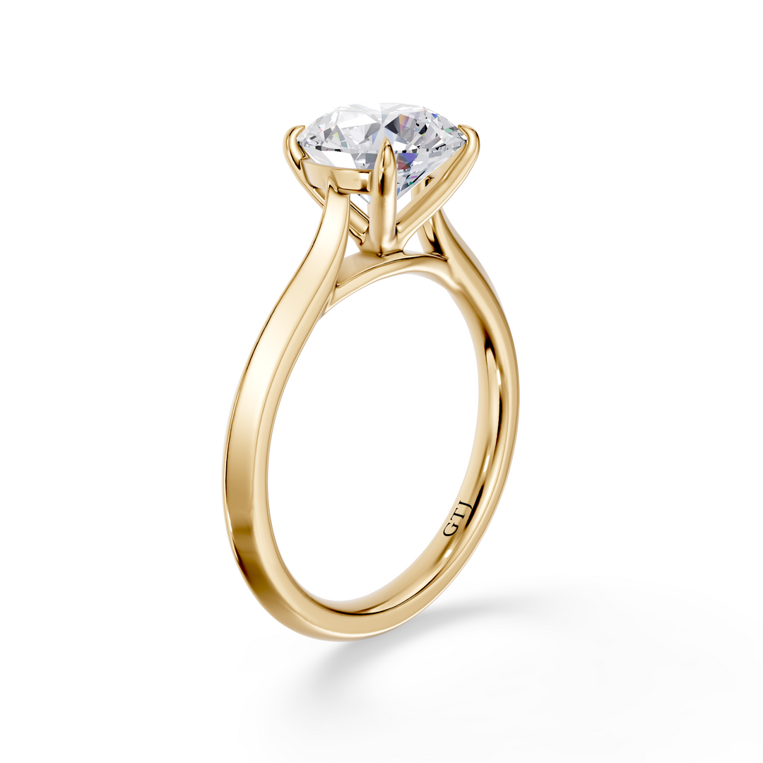 Classic Solitaire Lab Grown Diamond Engagement Ring