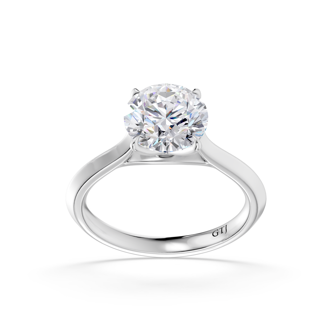 Classic Solitaire Lab Grown Diamond Engagement Ring