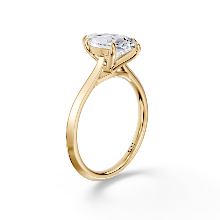 Classic Solitaire Lab Grown Diamond Engagement Ring