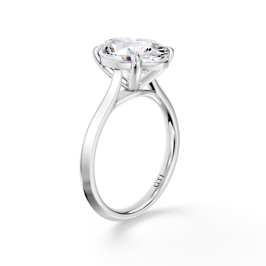 Classic Solitaire Lab Grown Diamond Engagement Ring