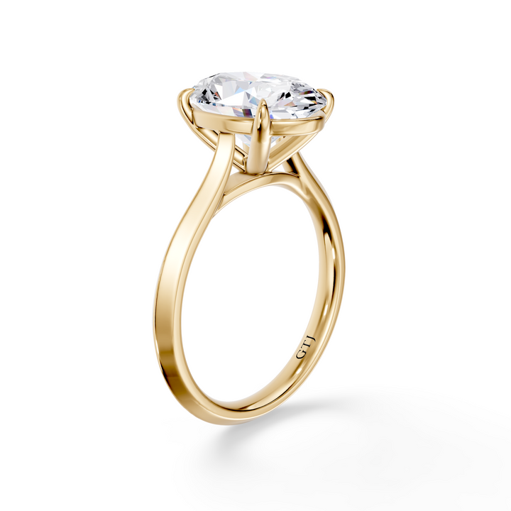 Classic Solitaire Lab Grown Diamond Engagement Ring