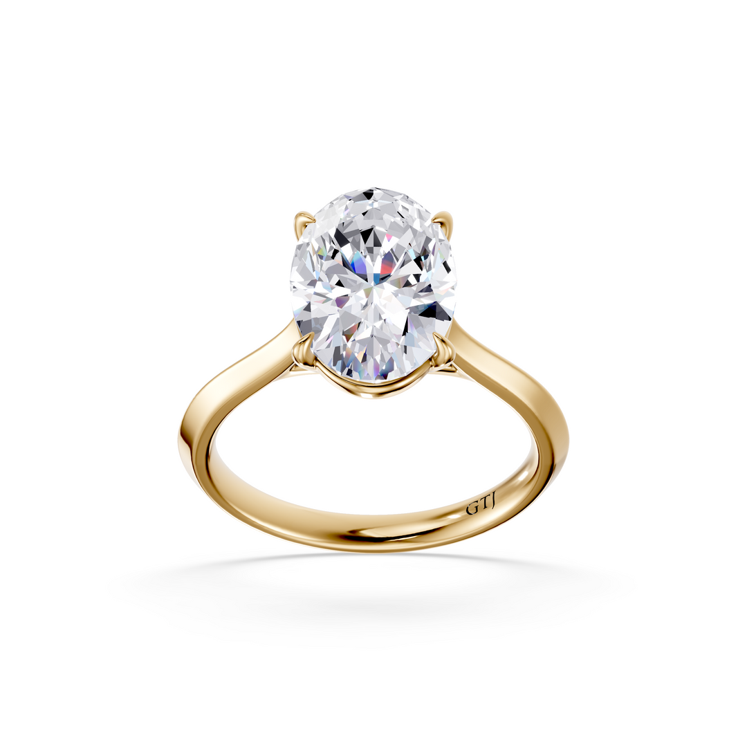 Classic Solitaire Lab Grown Diamond Engagement Ring