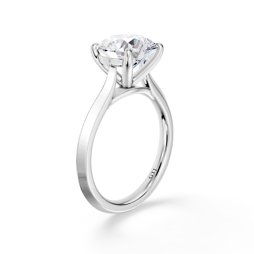 Classic Solitaire Lab Grown Diamond Engagement Ring