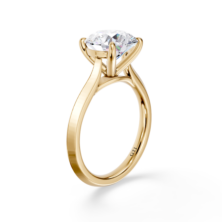 Classic Solitaire Lab Grown Diamond Engagement Ring