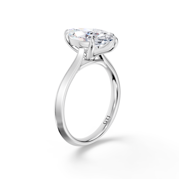 Classic Solitaire Lab Grown Diamond Engagement Ring