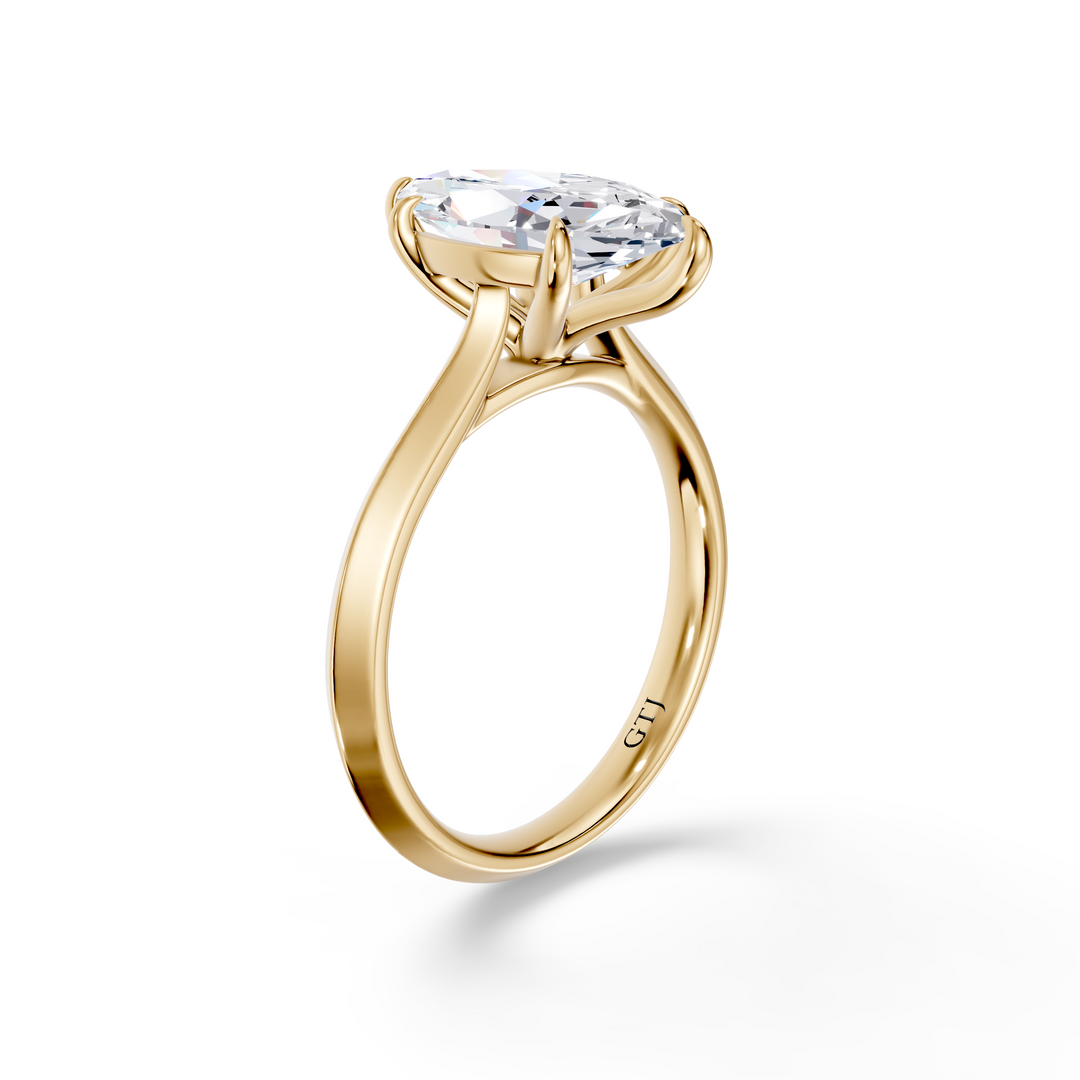 Classic Solitaire Lab Grown Diamond Engagement Ring