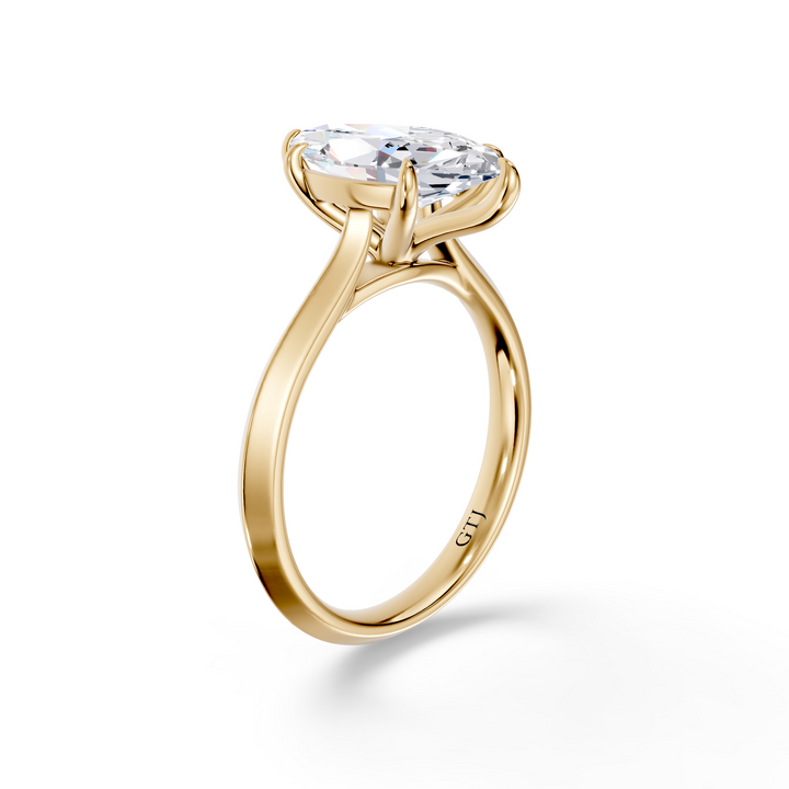 Classic Solitaire Lab Grown Diamond Engagement Ring