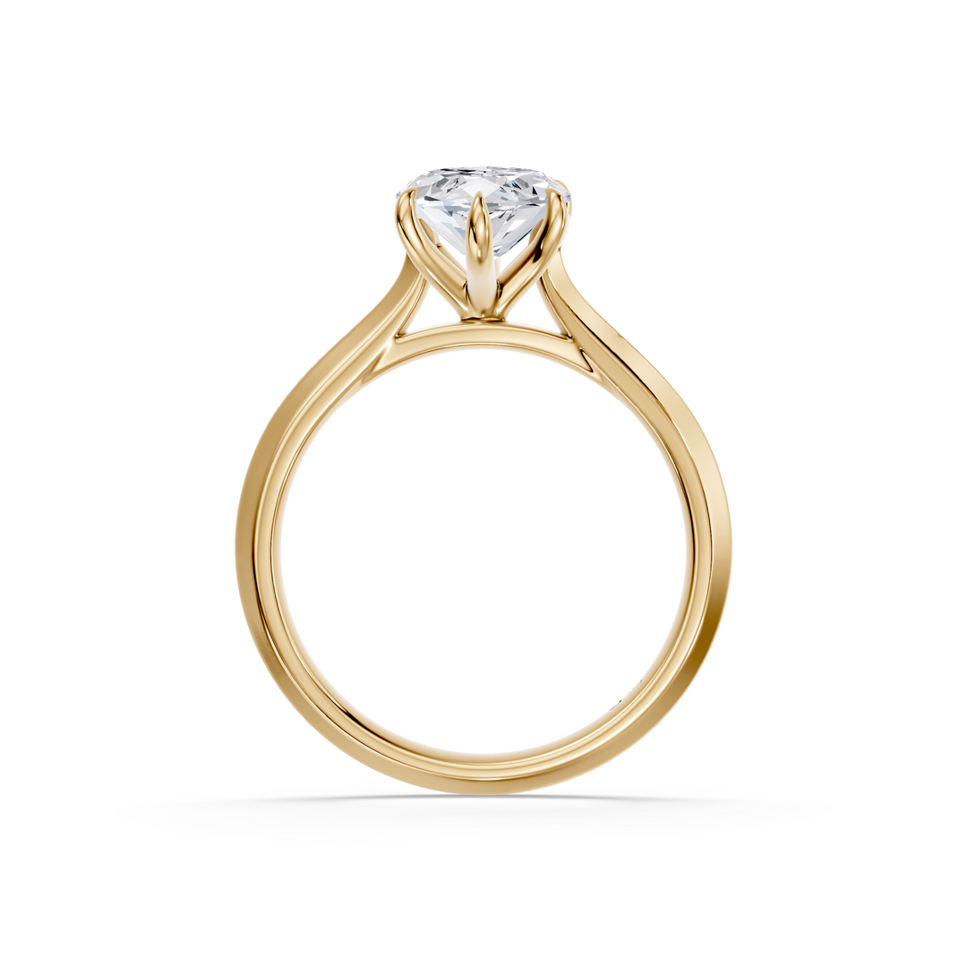 Classic Solitaire Lab Grown Diamond Engagement Ring