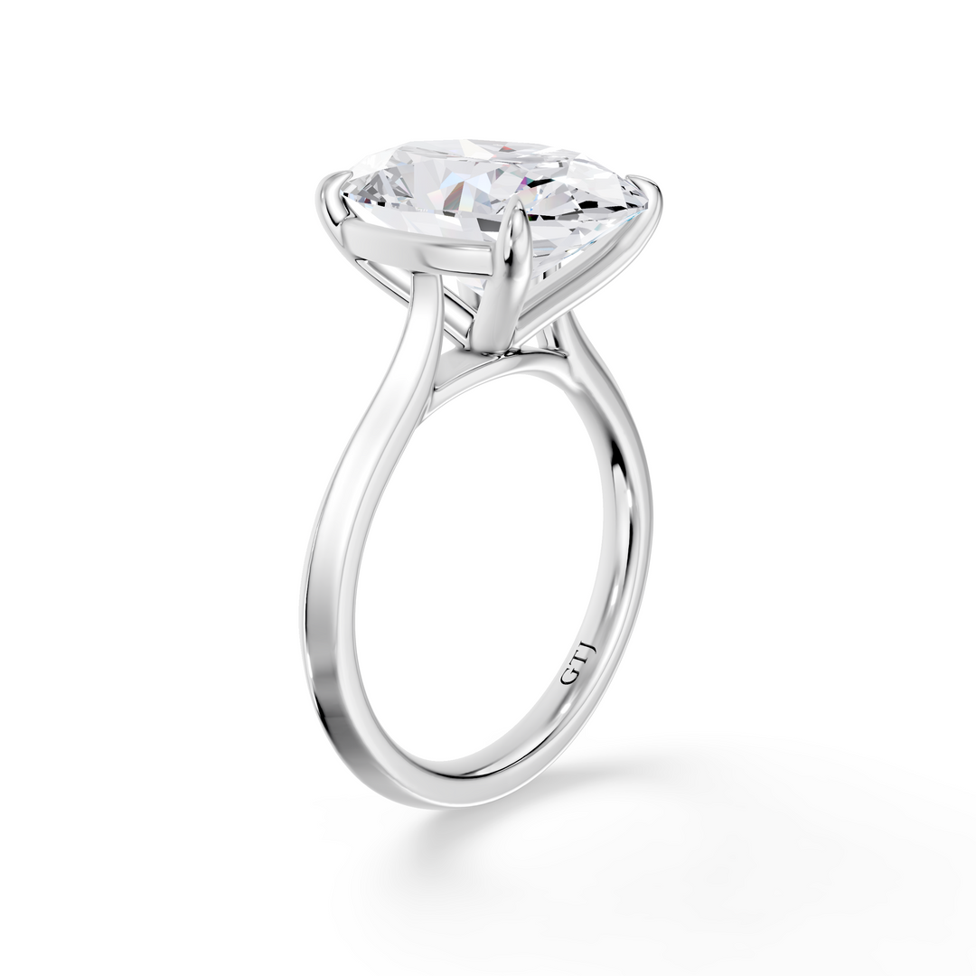 Classic Solitaire Lab Grown Diamond Engagement Ring
