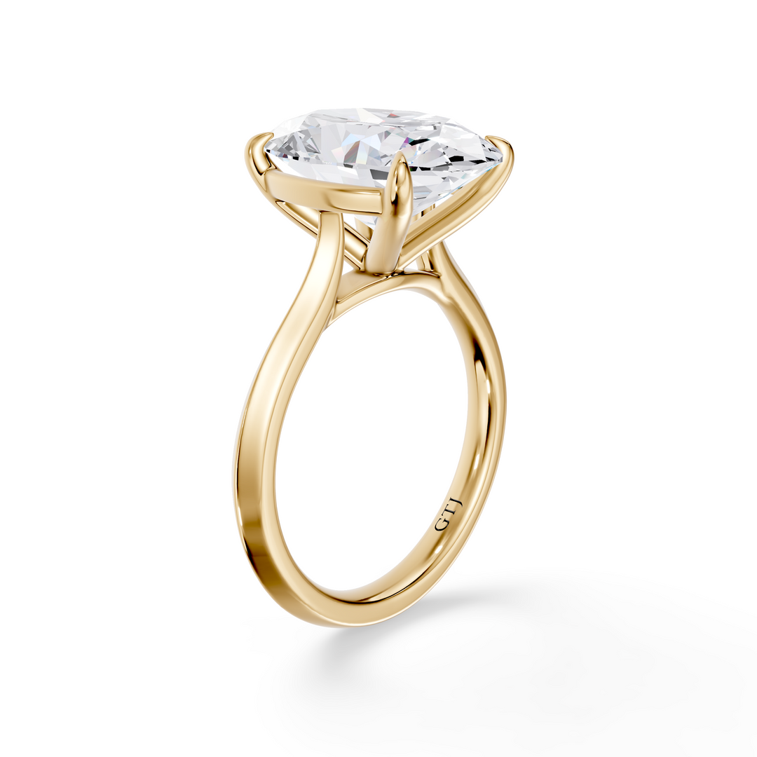 Classic Solitaire Lab Grown Diamond Engagement Ring