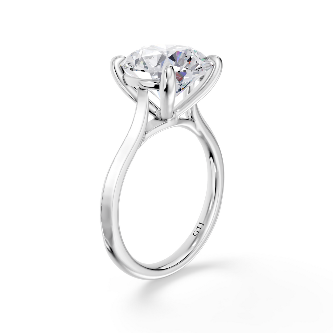 Classic Solitaire Lab Grown Diamond Engagement Ring