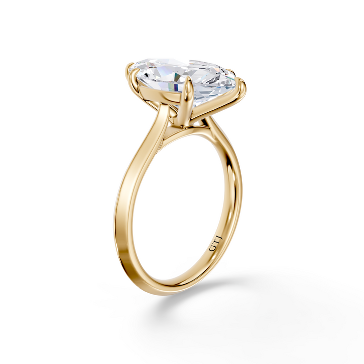 Classic Solitaire Lab Grown Diamond Engagement Ring