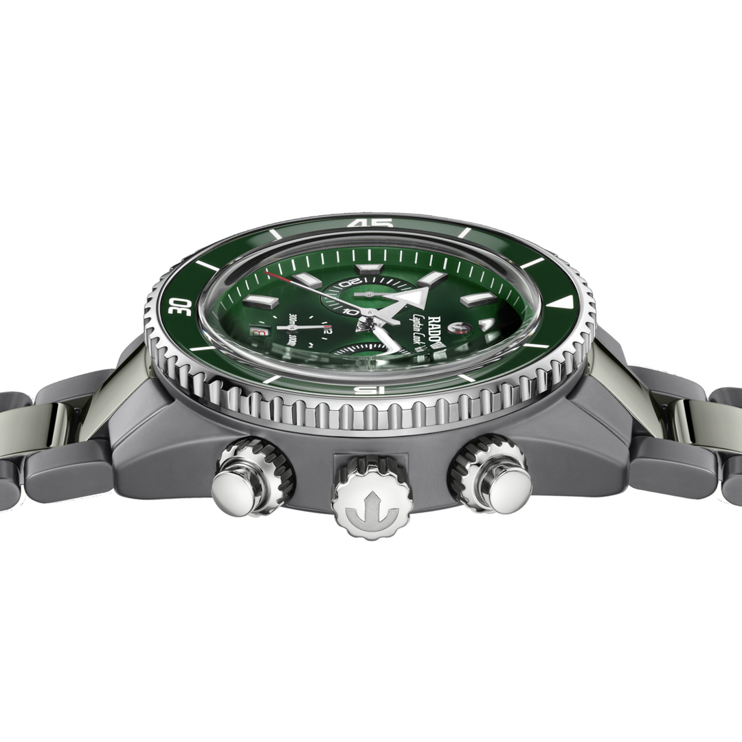 Rado Captain Cook High-Tech Ceramic Automatic Chronograph 43 mm R32189313 profil