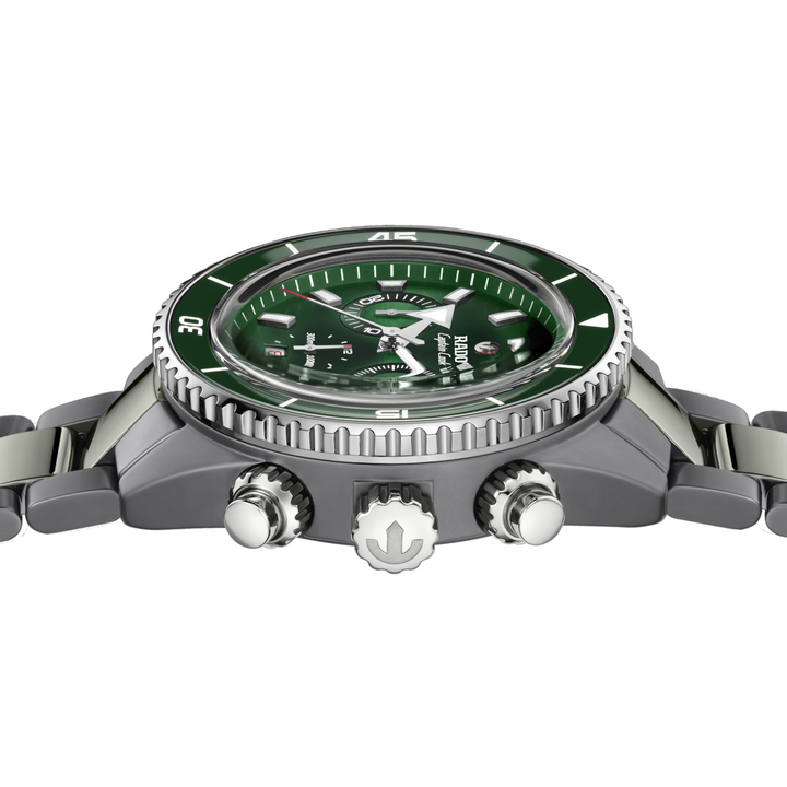 Rado Captain Cook High-Tech Ceramic Automatic Chronograph 43 mm R32189313 profil