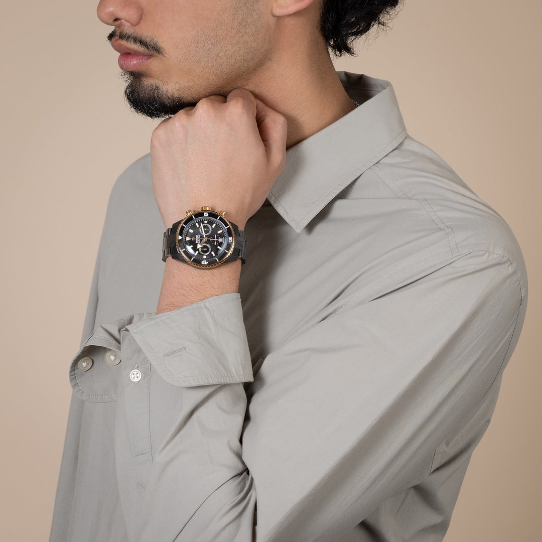 Rado Captain Cook High-Tech Ceramic Automatic Chronograph 43 mm R32190153 wrist 1