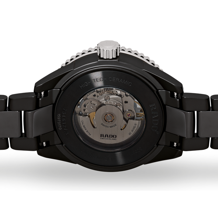 Rado Captain Cook High Tech Ceramic 43 mm R32127152 open case back