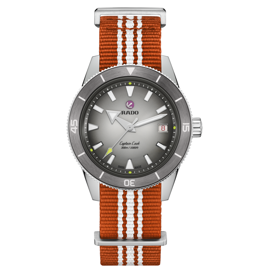 Rado Captain Cook X Tennis Limited Edition 39 mm R32222108 nato red
