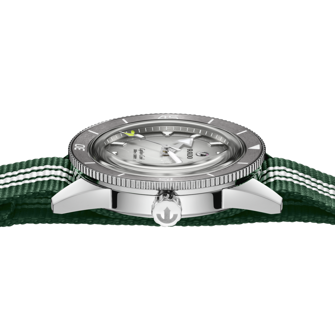 Rado Captain Cook X Tennis Limited Edition 39 mm R32222108 profil green 