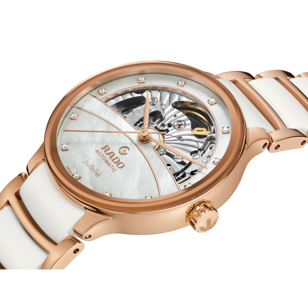Rado Centrix Automatic Diamonds Open Heart 35 mm R30029922 side view