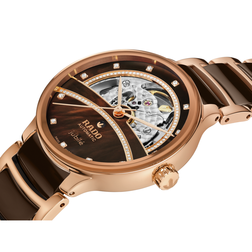 Rado Centrix Automatic Diamonds Open Heart 35 mm R30029942 side view