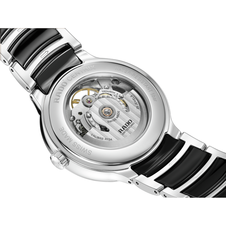 Rado Centrix Automatic Diamonds Open Heart 39.5 mm R30012202 open case back